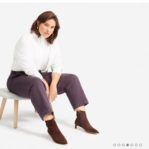 Everlane Straight Leg Crop Pant Shadow Size 00